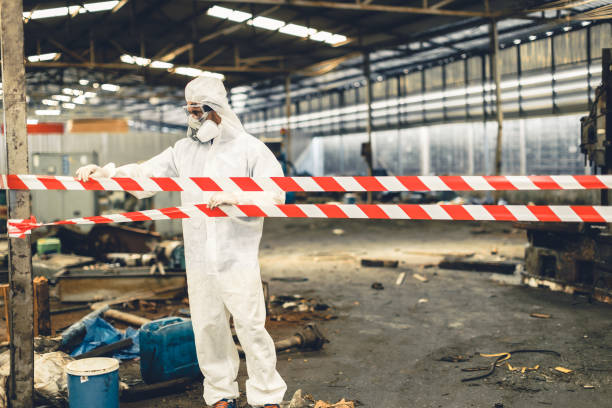 Professional Biohazard technician working in Atlantic City, NJ